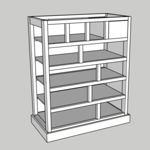 Un meuble d'apothicaire en Noyer - Apothecary Chest - Le Plan